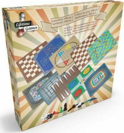 Board Game Επιτραπέζια Παιχνίδια 10 σε 1 for 1-4 Players 6+ Years Old (EN) Lifetime Games