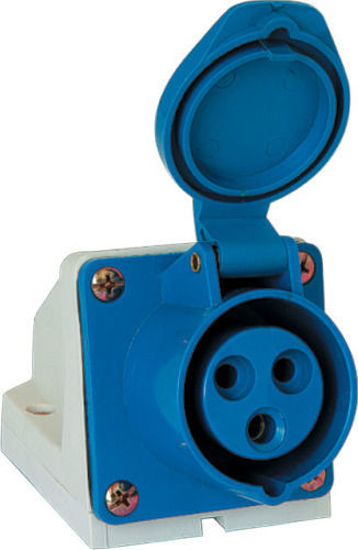 Elmark Female Industrial Socket Industrial Wall Socket Female 16A IP44 (1P+N+E) 37113