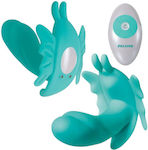 Evolved Novelties Butterfly Effect Vibrator for Couples Aqua