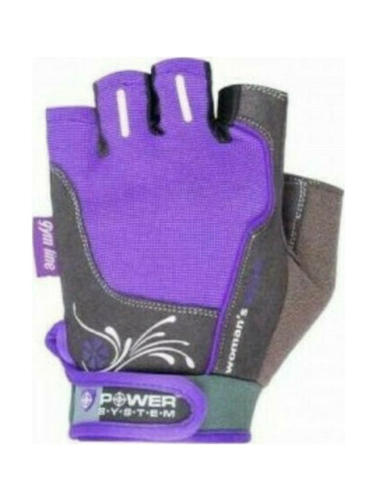 Power System Power Women's Gym Gloves Μωβ