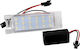 M-Tech Φώτα Πινακίδας Led 12V για Alfa Romeo Alfa 147 / Alfa 156 / Alfa 166 / Brera / Mito 2τμχ