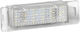 M-Tech Φώτα Πινακίδας Led για Opel Astra F 1992-1998 /Calibra 1989-1997 2τμχ