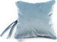 Joma Home Crib Decorative Pillow Velutto Light Blue 30x30cm