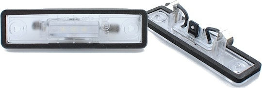 M-Tech Lumini pentru plăcuțele de înmatriculare Lumini LED pentru Opel Astra / Corsa / Tigra 2buc