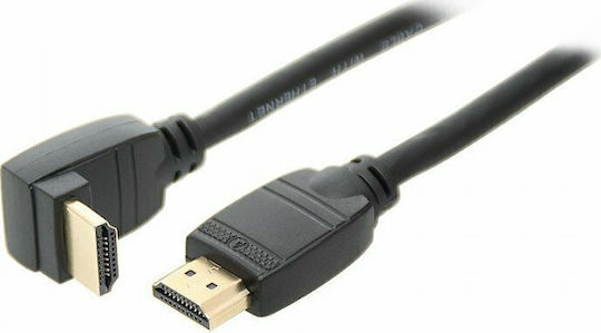 Blow HDMI 1.4 High Speed 1080p 120Hz Angle (90°) Cable HDMI male - HDMI male 3m Μαύρο