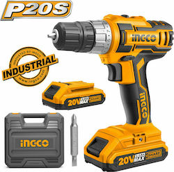 Ingco Drill Driver Battery 20V 2x2Ah