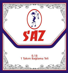 Saz Set of Strings 651A Sazi / Tambouras 18 - 28"