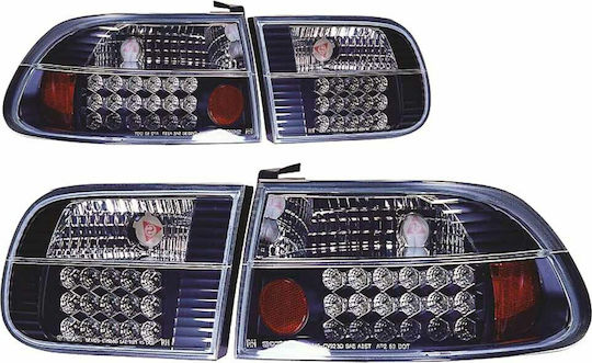Autoline Πίσω Φανάρι Led για Honda Civic 3D 1992