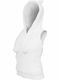 Women's Sweatshirt Jacket Hooded White