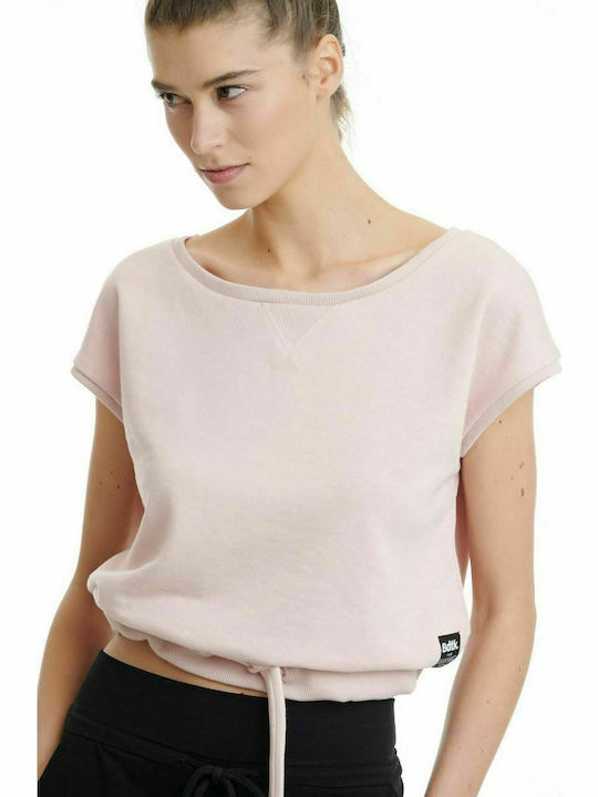 BodyTalk 1211-903420 Γυναικείο Crop T-shirt Ροζ