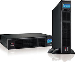 Tecnoware EVO DSP Plus 3.600 Rack Tower PF 0.9 UPS On-Line 3600VA 3240W with 8 IEC Power Plugs