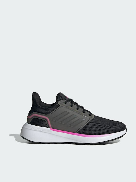 Adidas EQ19 Run Γυναικεία Αθλητικά Παπούτσια Running Core Black / Iron Metallic / Screaming Pink