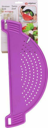 Alpina Appliances Sieb Kasserolle Kunststoff Purple 28x10.5cm 1Stück