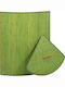 vidaXL Καλάθι Απλύτων Bamboo Πτυσσόμενο με Καπάκι 52.3x37x65cm Πράσινο 60lt