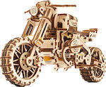 Ugears Παιχνίδι Κατασκευών Ξύλινo Scrambler UGR-10 with Sidecar