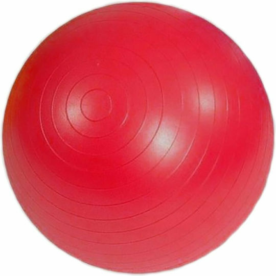 Alfa Care Μπάλα Pilates 55cm σε Κόκκινο Χρώμα