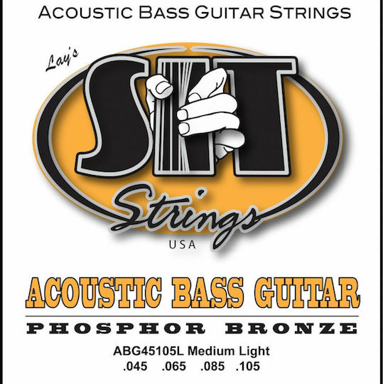 Sit Acoustic Bass Σετ Χορδών Phosphor Bronze Μπάσου 45 - 105" Medium Light