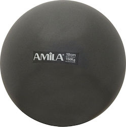 Amila Mini Μπάλα Pilates 19cm 0.1kg σε Μαύρο Χρώμα