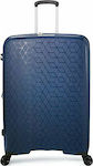 Verage GM18106W Large Travel Suitcase Hard Blue with 4 Wheels Height 78cm