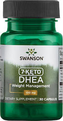 Swanson 7-Keto DHEA 100mg Weight Loss Supplement 30 caps