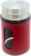 Homestyle Inox Tabletop Spice Jar Como Red