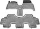 Rezaw Plast Front Mats 2pcs Tray Type for Peugeot 807 2002 Black