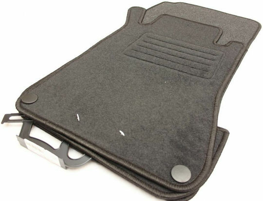 Petex Set of Front and Rear Mats 4pcs for Mercedes-Benz CLK Class 2002-2009 Black