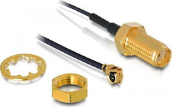 DeLock Cablu Coaxial 0,35m 88417