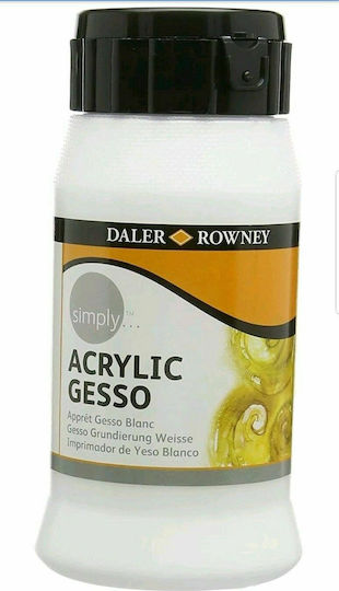Daler Rowney Simply Acrilyc Gesso Αστάρι Λευκό 500ml