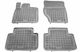 Rezaw Plast Set of Front and Rear Mats 4pcs Tray Type for Audi Q7 2006-2014 Gray