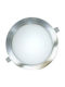 Atman Round Metallic Recessed Spot with Integrated LED and Natural White Light 3W White 8.5x8.5cm. 1pcs