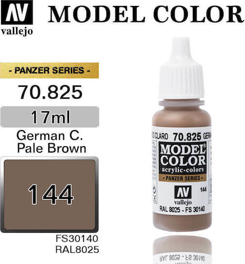 Acrylicos Vallejo Model Modellbau Farbe Brown 17ml