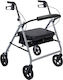 Herdegen Alustyl Max Foldable Aluminum Rollator Silver