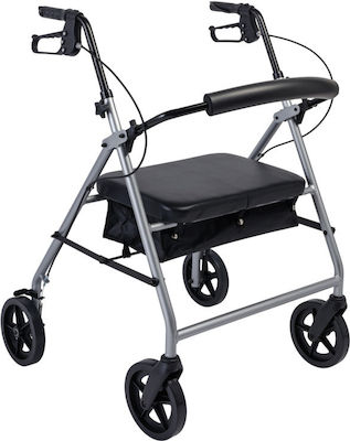 Herdegen Alustyl Max Faltbar Rollator Gehwagen Aluminium Silber