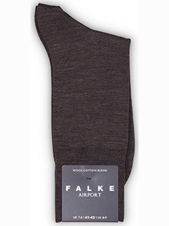 Falke Ανδρικές Μονόχρωμες Κάλτσες Καφέ