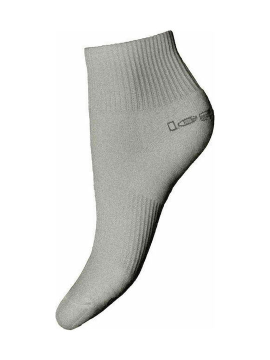 Walk Damen Einfarbige Socken Gray 1Pack