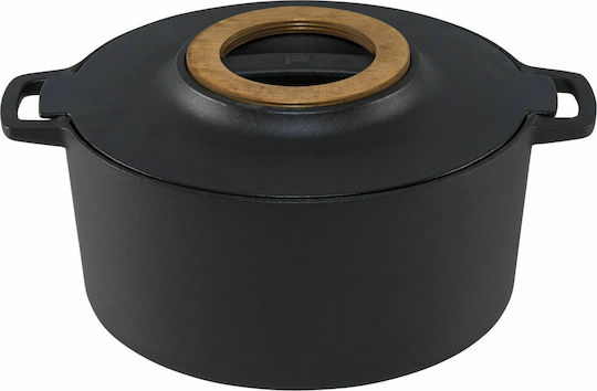 Fiskars Norden Βαθιά Κατσαρόλα από Μαντέμι 6lt / 34cm