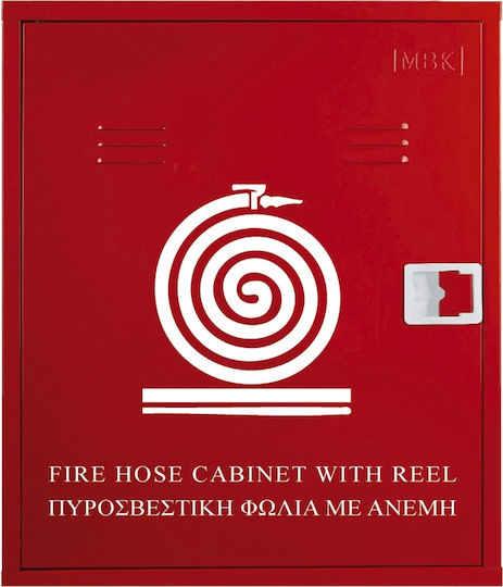 Mobiak Cabinet de furtun de incendiu cu Ventil 70c. x 63c. x18cm.