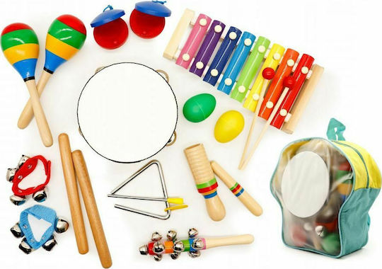 Ecotoys Set Din Lemn MA01 Pentru 3+ Ani
