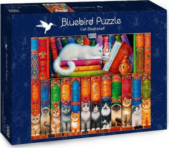 Cat Bookshelf Puzzle 2D 1000pcs