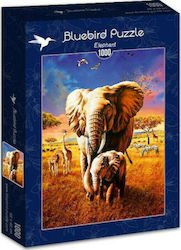 Elephant Puzzle 2D 1000 Pieces