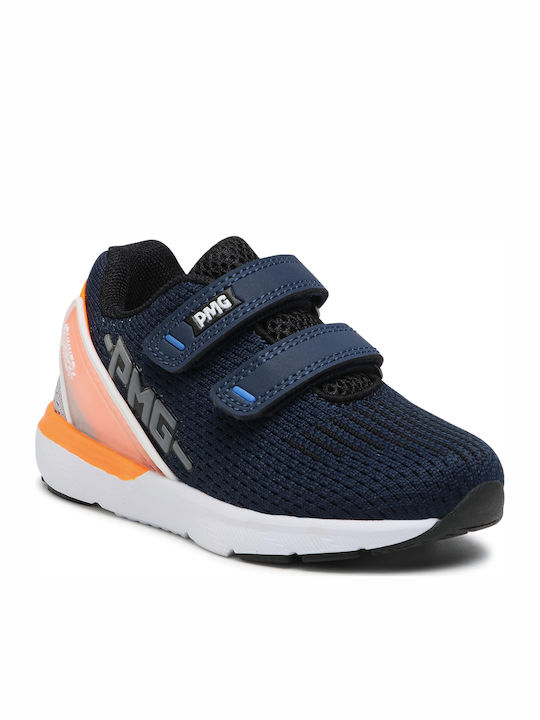 Primigi Kids Sneakers Anatomic with Scratch Navy Blue