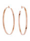 Steel Series Earrings Hoops made of Steel Gold Plated