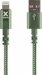 Xtorm Geflochten USB-A zu Lightning Kabel 12W Grün 1m (32235)
