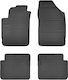 Frogum Σετ Μπροστινά και Πίσω Πατάκια 4τμχ για Fiat Stilo Alfa Romeo Giulietta 2002 Μαύρα