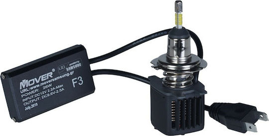 Mover Samsung Лампи Автомобил H7 LED 6500К Хладно бяло 12V 26W 2бр