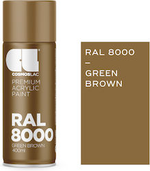 Cosmos Lac Sprühfarben Premium Acryl Grün Braun RAL 8000 400ml