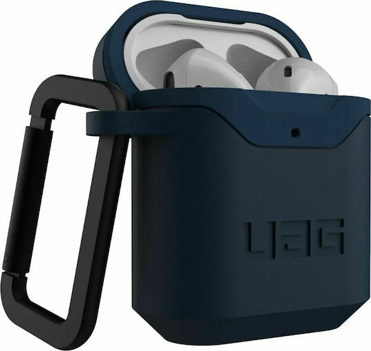 UAG Standard Issue Hard Θήκη Σιλικόνης με Γάντζο σε Μπλε χρώμα για Apple AirPods