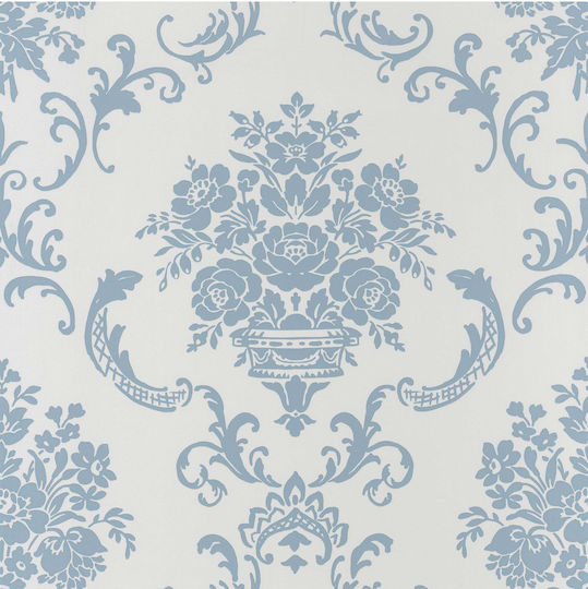 Wall Wallpaper Fabric Blue 1000x53cm