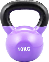 Kettlebell Βινυλίου 10kg Μωβ